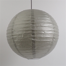 Ricepaper lamp shade 40 cm. Silver